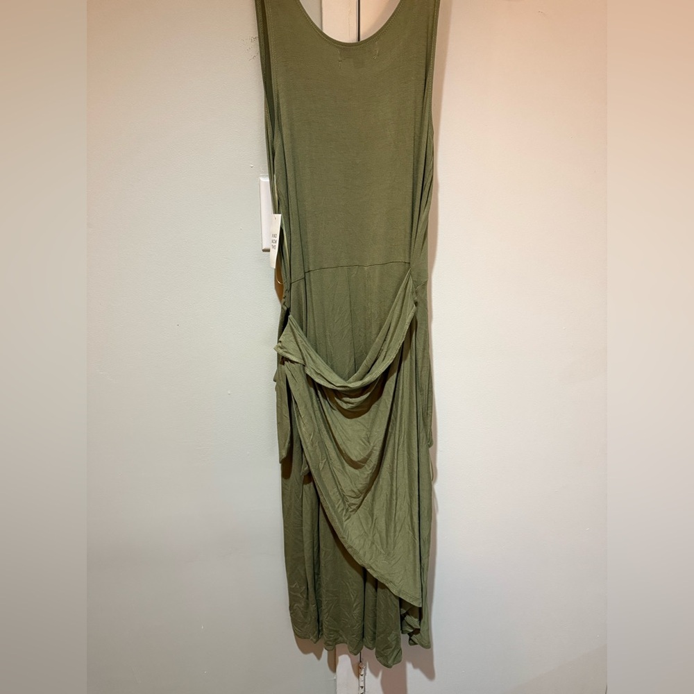 Diane Von Furstenberg Green Asymmetrical Sundress - Picture 5 of 9